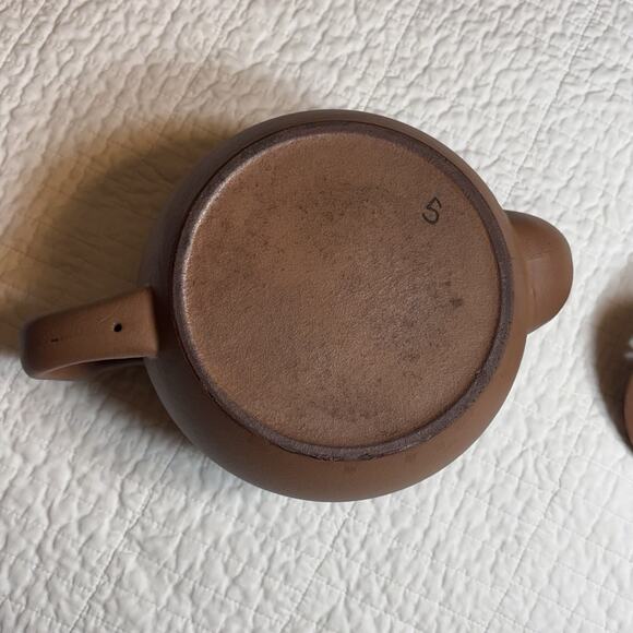 Unglazed Chinese Zisha Medicine Pot, Casserole Ceramic Cooking Pot with Lid 3.5L - Picture 6 of 8